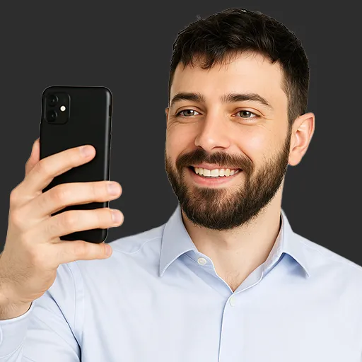 BeardMax Take a Selfie step illustration